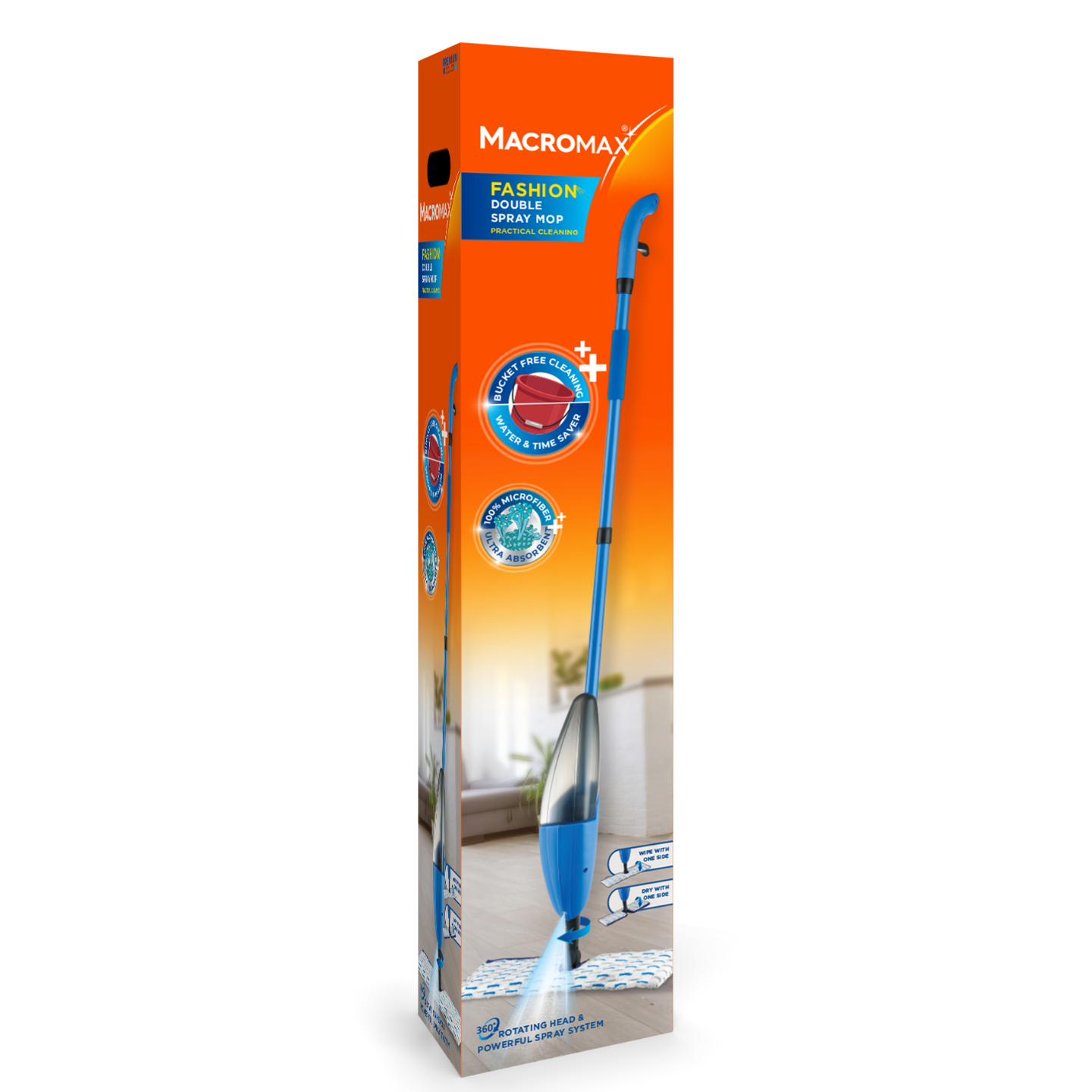 Macromax Fashion Double Spray Mop