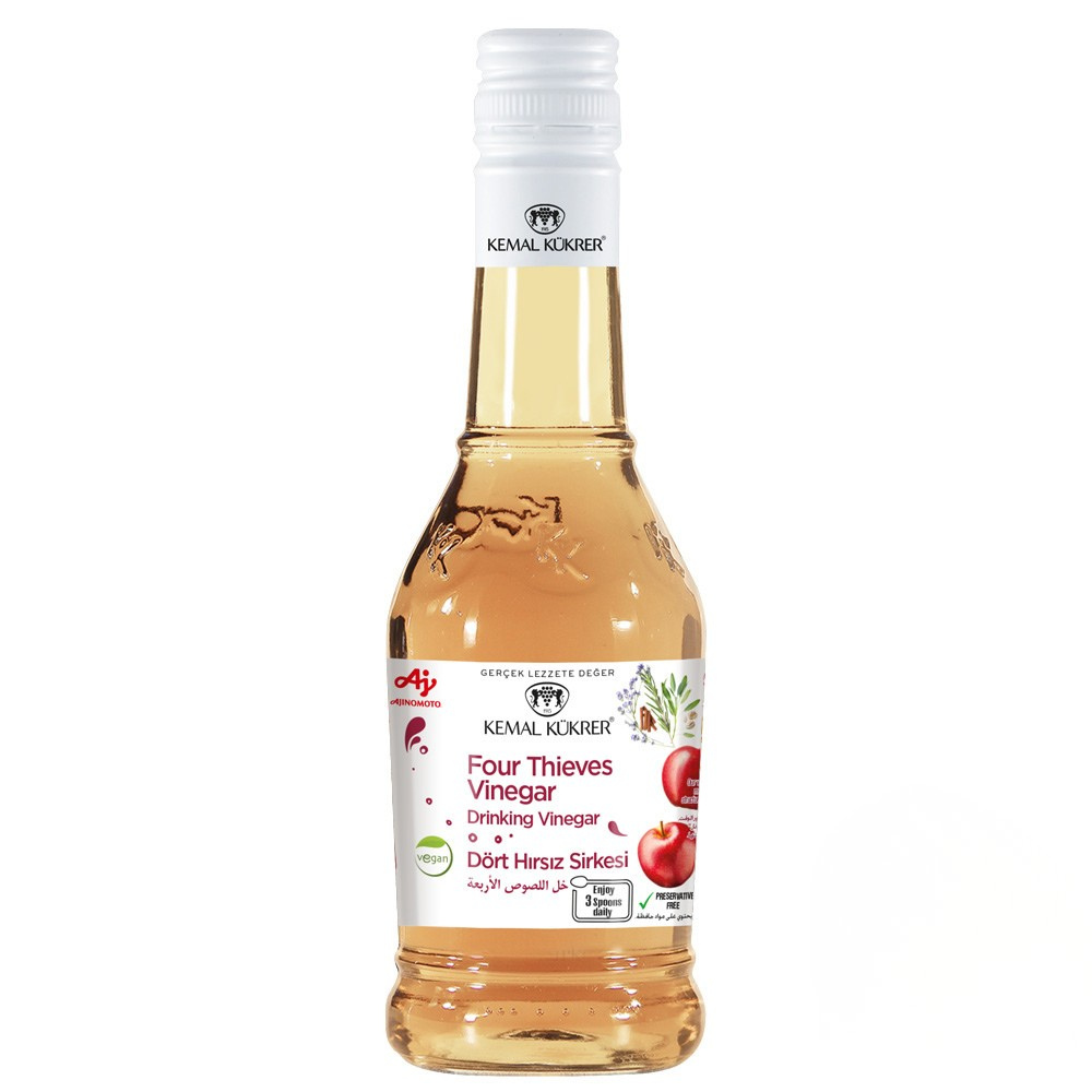 Kemal Kukrer 4 Thieves Vinegar 500 ML | Herbal Vinegar Infusion | Traditional Wellness Inspired Blend