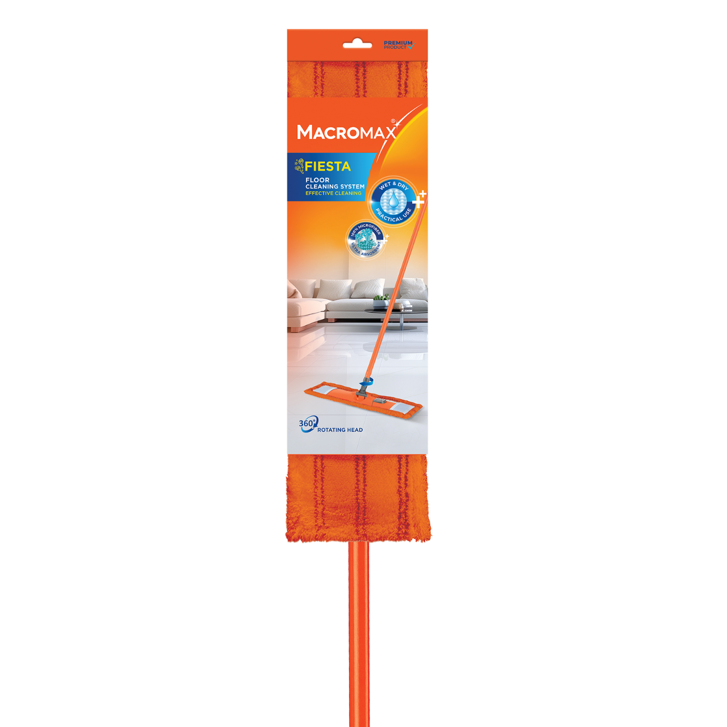 Macromax Fiesta Flat Mop