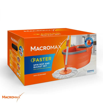 Macromax Faster Spin Mop and Bucket Set
