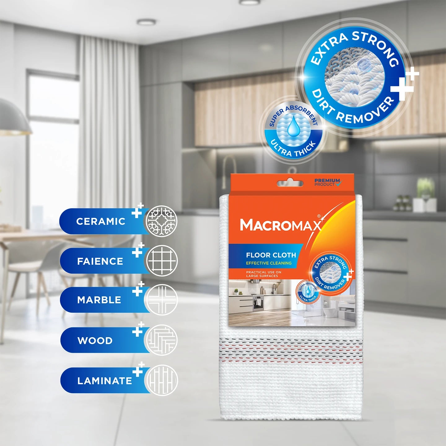 Macromax Floor Cleaning Cloth