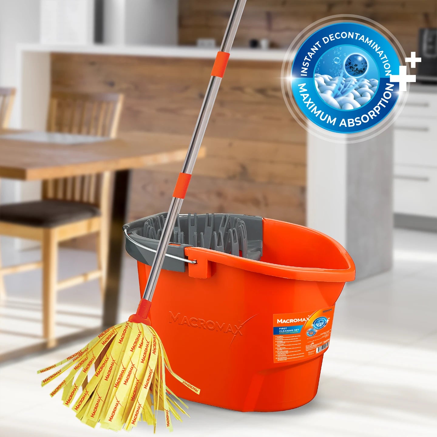 Macromax First Cleaning Mop and Bucket