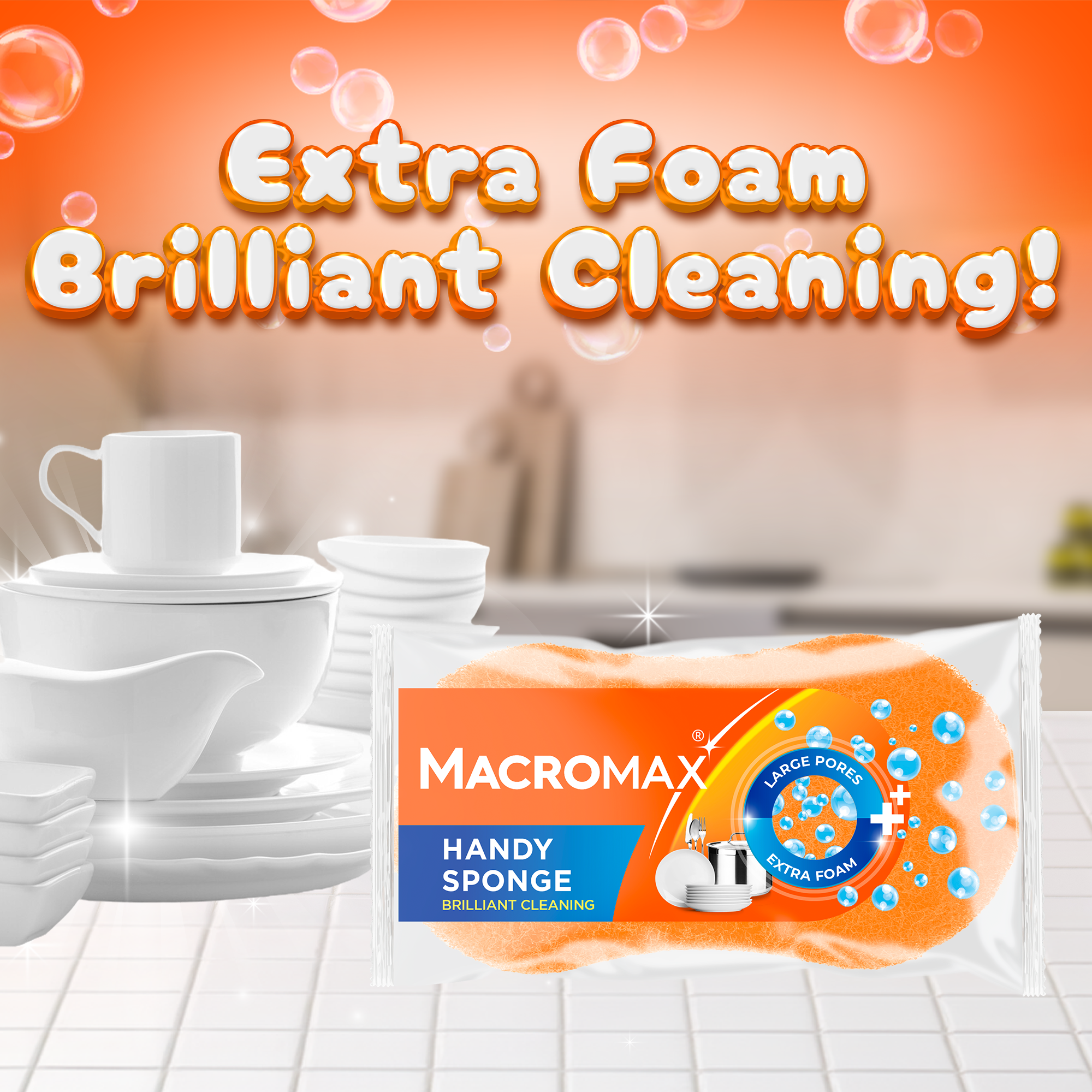 Macromax Handy Cleaning Sponge 1 Pcs