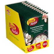 Bizim Mutfak Cream of Mushroom Soup 48g | 10 + 2 FREE | Instant Creamy Mushroom Soup Mix | Quick Starter