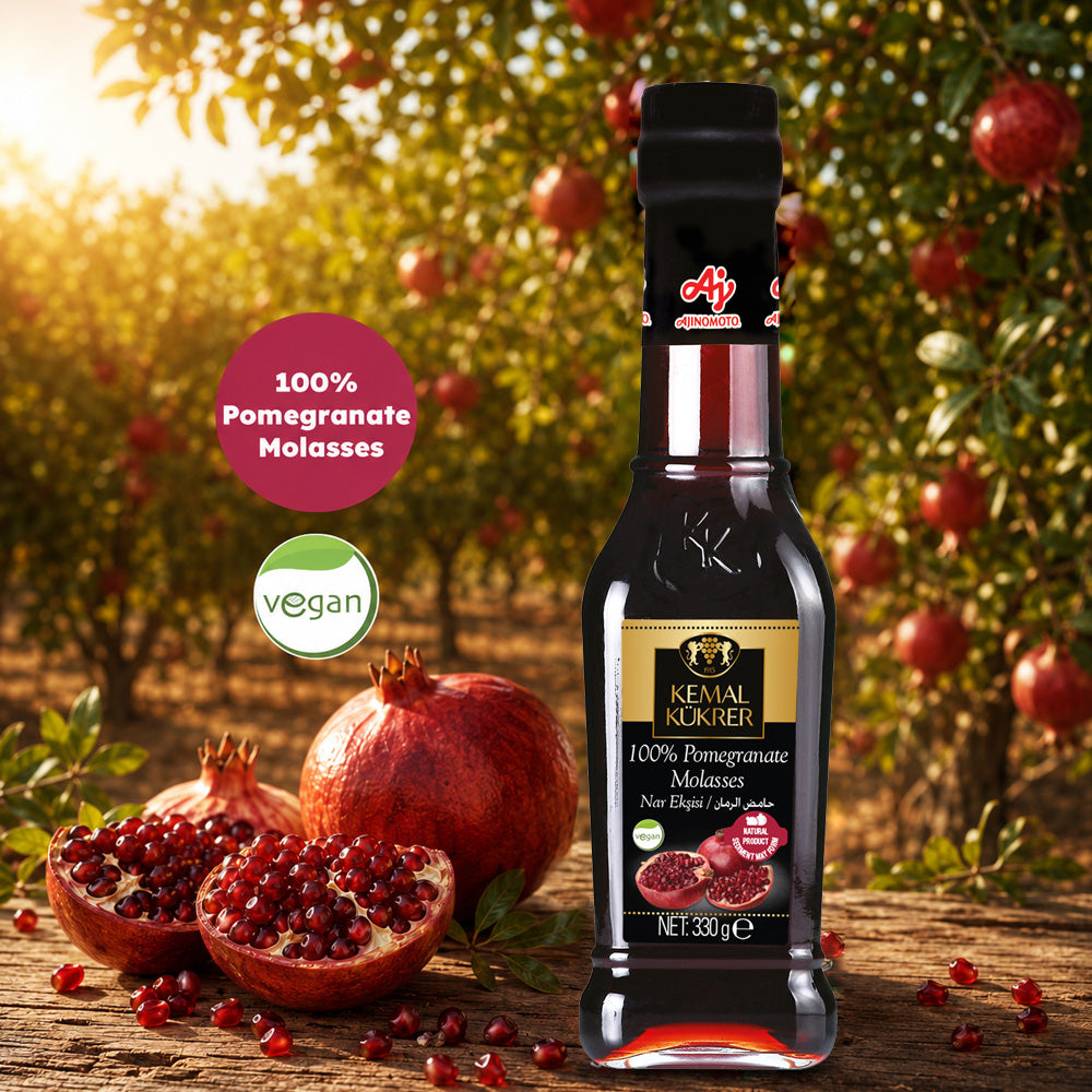 Kemal Kukrer Pomegranate Molasses 330 GR | Authentic Turkish Nar Eksisi | Rich Sweet & Sour Flavor