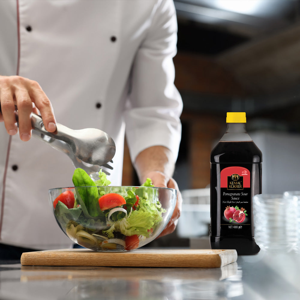 Kemal Kukrer Pomegranate Sour Sauce 4 KG | Professional Kitchen Pack | Authentic Turkish Nar Eksisi