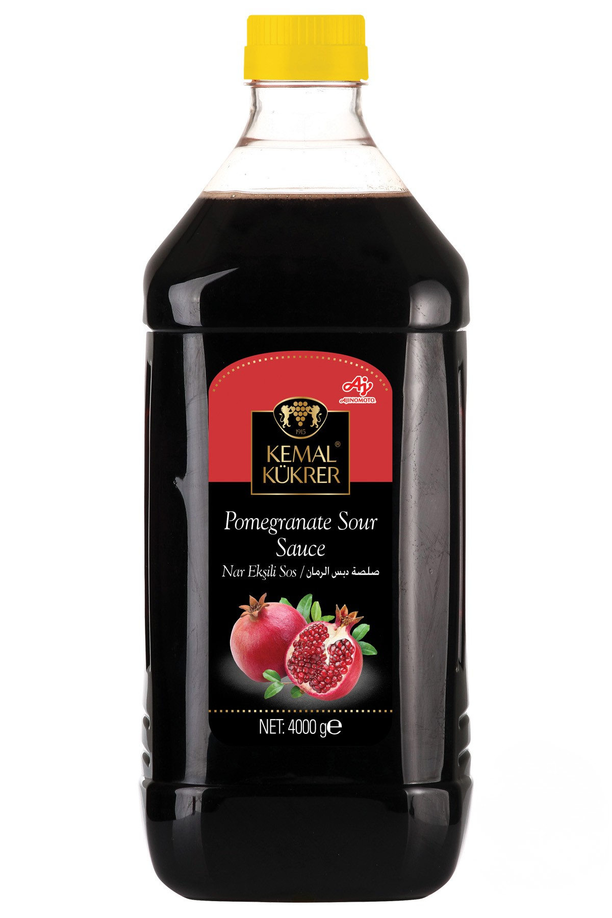 Kemal Kukrer Pomegranate Sour Sauce 4 KG | Professional Kitchen Pack | Authentic Turkish Nar Eksisi