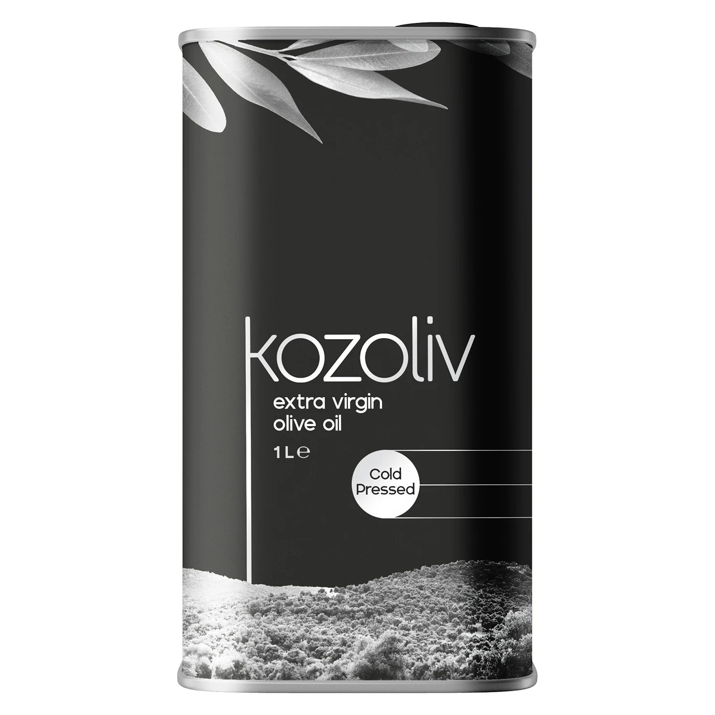 Kozoliv Cold Pressed Extra Virgin Premium Turkish Ayvalik Olive Oil 1 Liter
