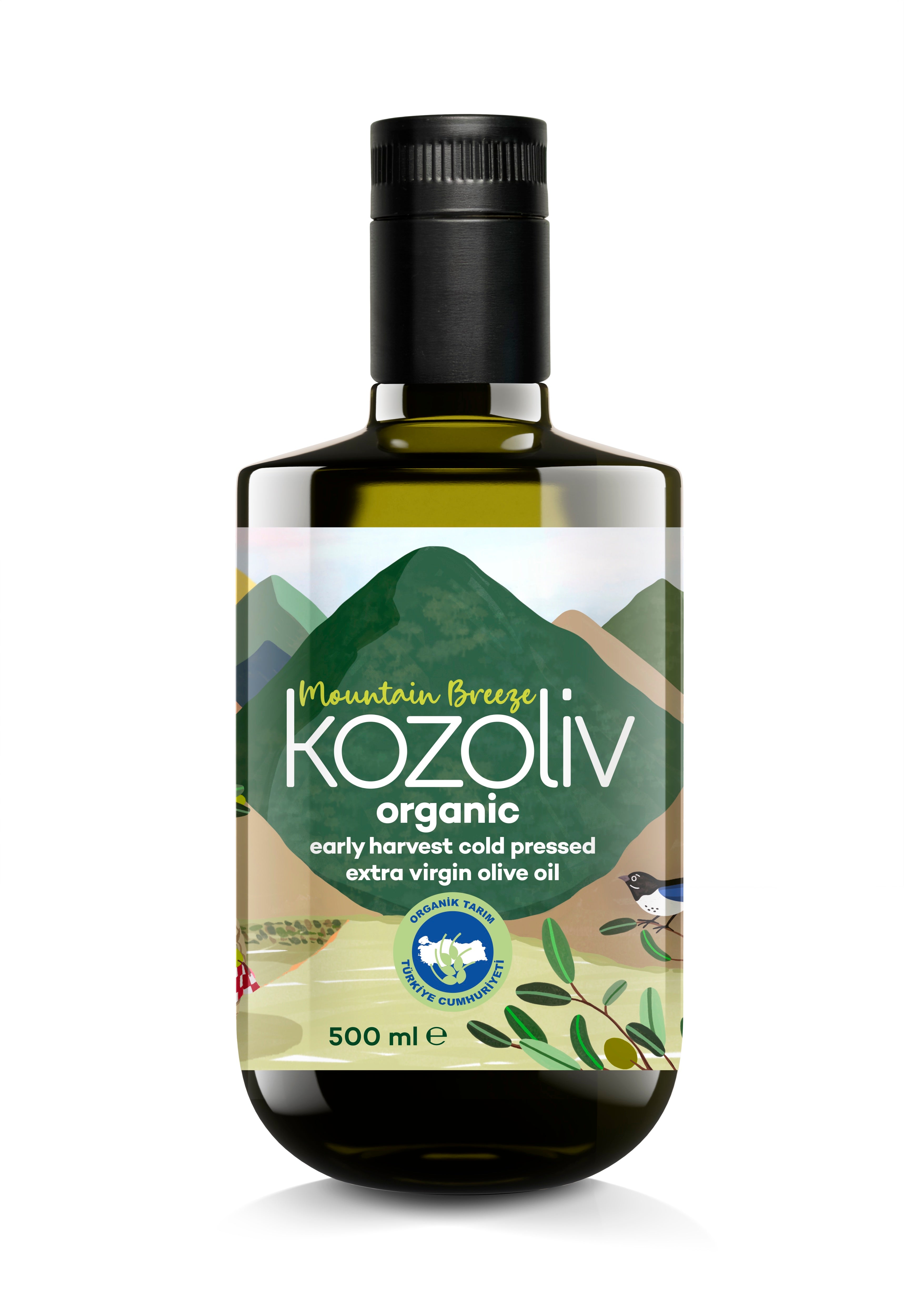 Kozoliv Organic Early Harvest Cold Pressed Extra Virgin Olive Oil 500 ML