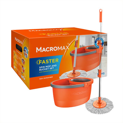 Macromax Faster Spin Mop and Bucket Set