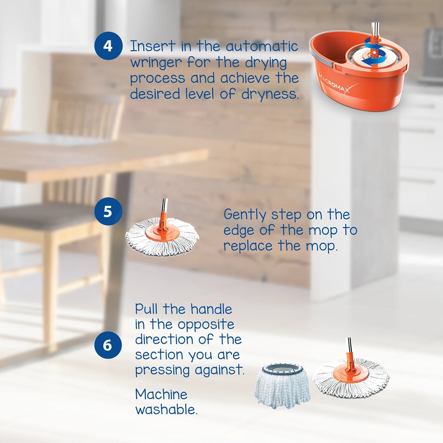 Macromax Faster Spin Mop and Bucket Set