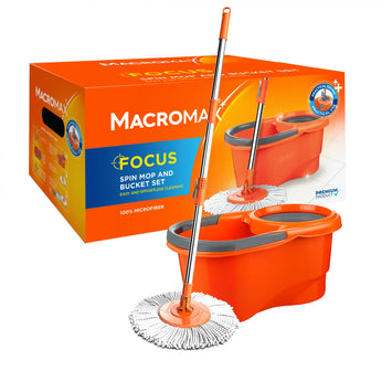 Macromax Focus Spin Mop and Bucket Set