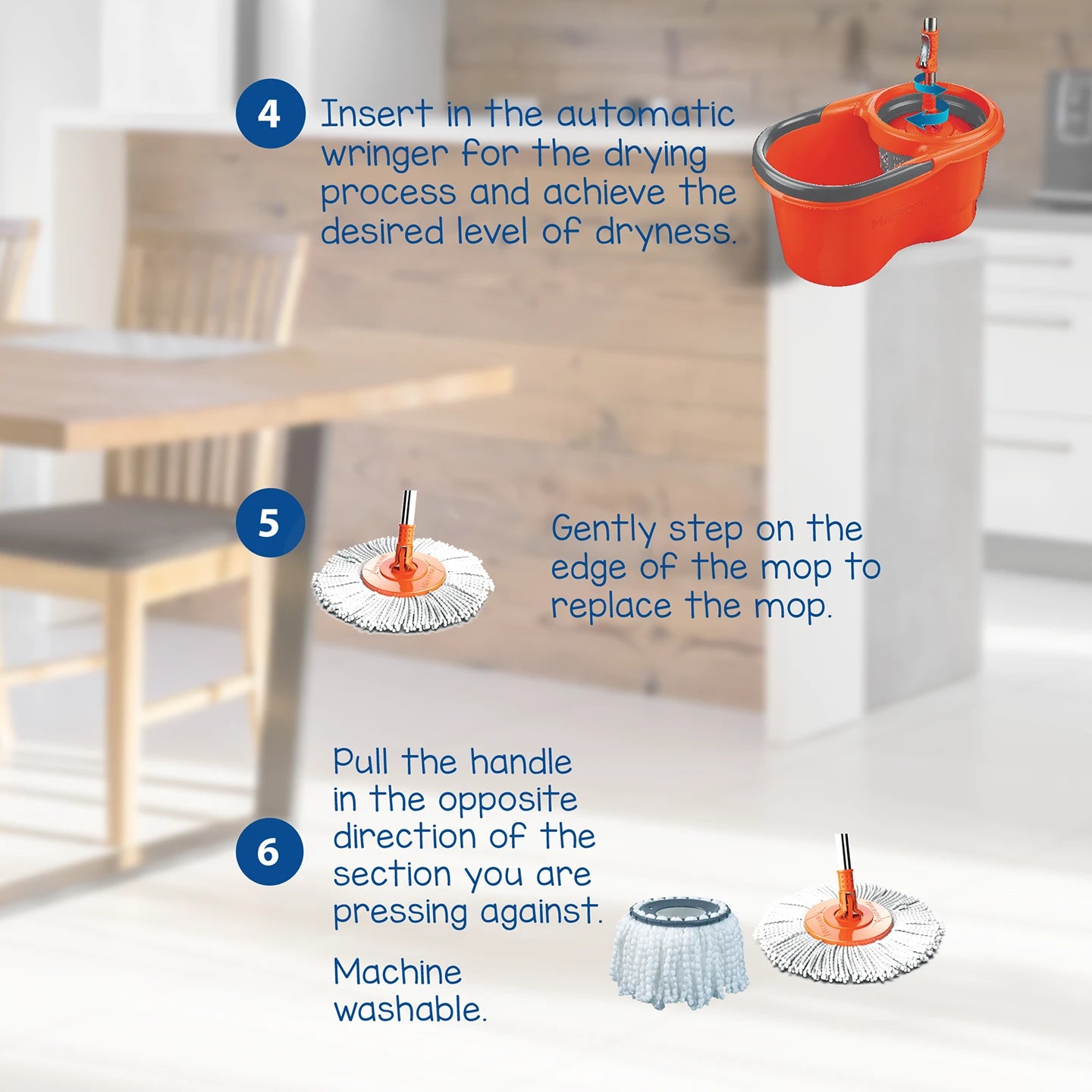 Macromax Focus Spin Mop and Bucket Set