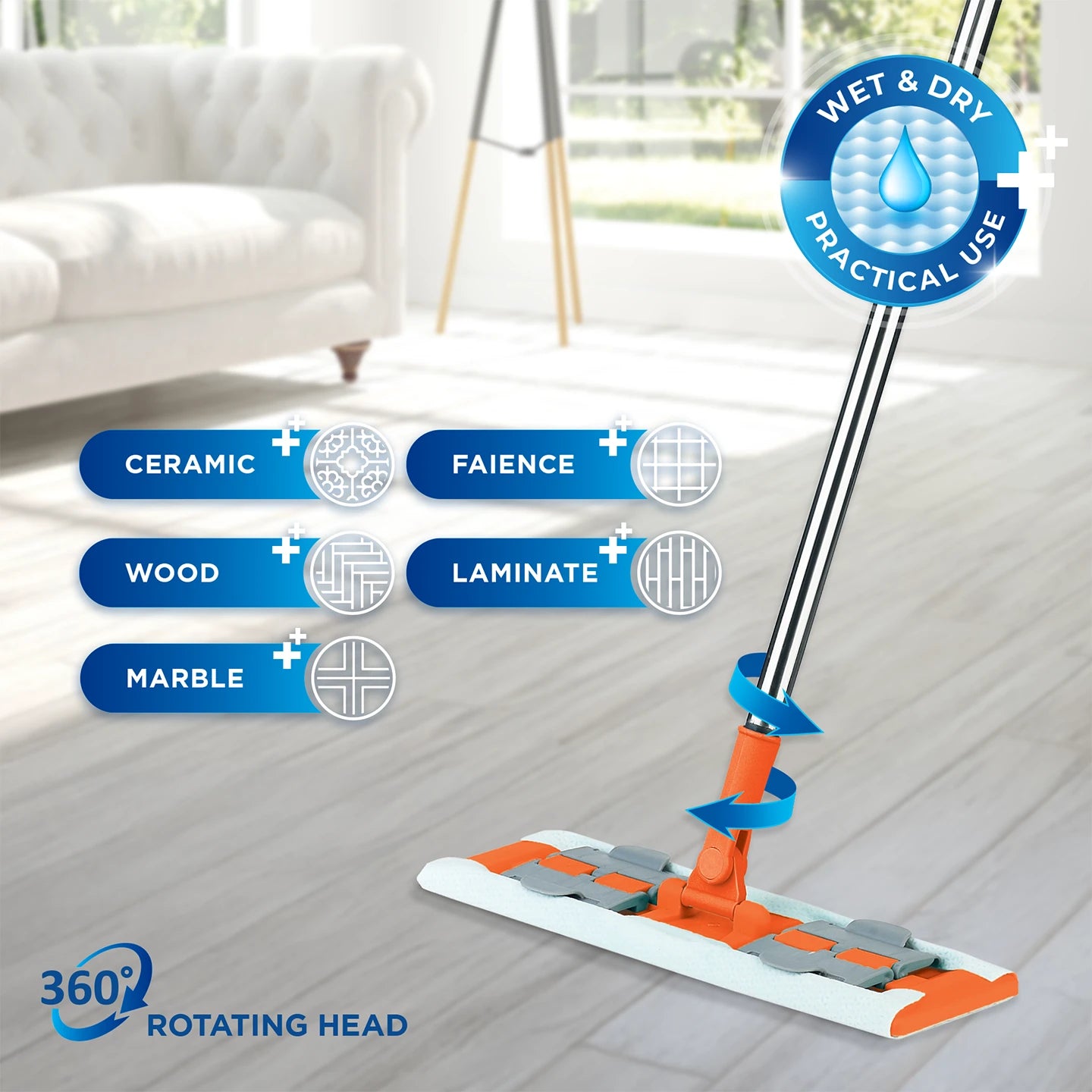 Macromax Famous Flat Mop
