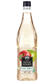 Kemal Kukrer Apple Vinegar 1 L | Natural Fermented Apple Vinegar for Cooking, Salads & Marinades | Turkish Apple Vinegar