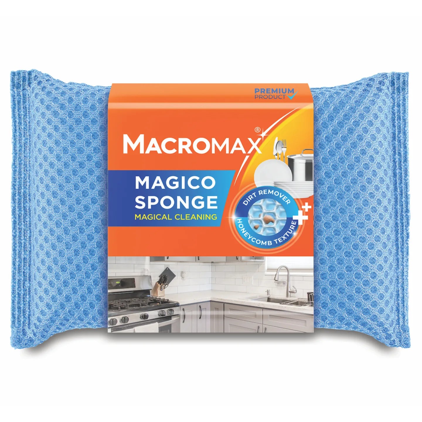 Macromax Magico Cleaning Sponge – 3 Pieces Set