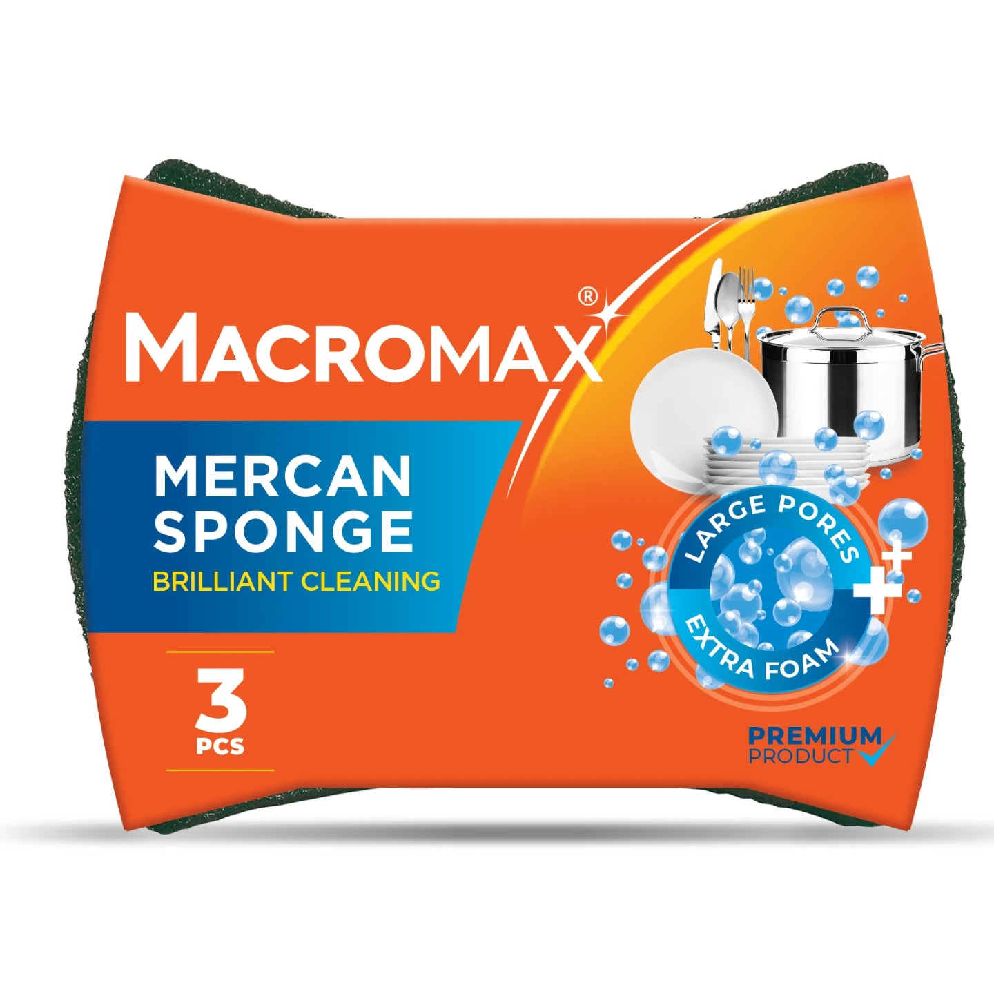 Macromax Mercan Sponge – 3 Pieces Set