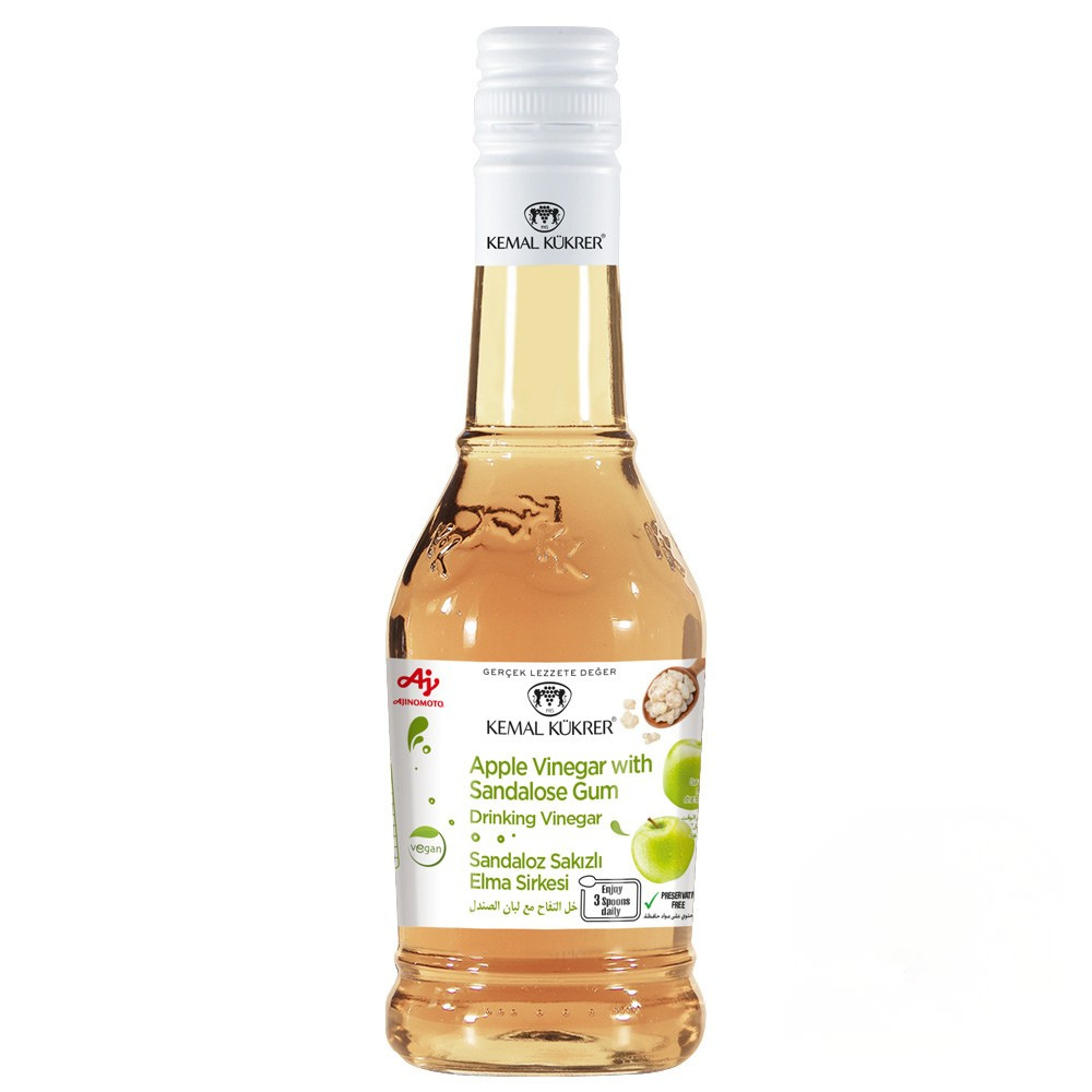 Kemal Kukrer Apple Vinegar with Sandalose Gum 500 ML | Herbal Vinegar Blend | Traditional Wellness Formula