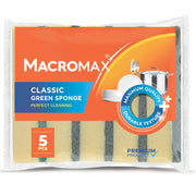 Macromax Classic Green Sponge – 5 Pieces Set